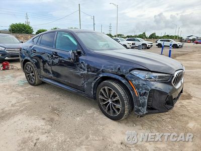 Czwarte zdjęcie samochodu z boku: 2026 BMW X6 XDRIVE40I VIN:5UX33EX05T9134332 - miniatura