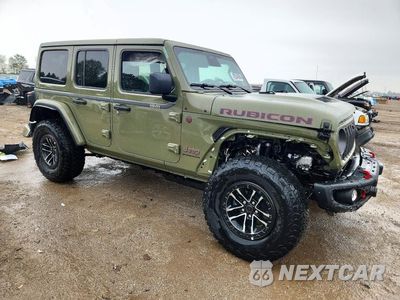 Czwarte zdjęcie samochodu z boku: 2026 JEEP WRANGLER RUBICON VIN:1C4RJXFG2TW258846 - miniatura