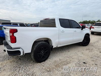 Trzecie zdjęcie samochodu z tyłu: 2022 CHEVROLET SILVERADO LTD K1500 RST VIN:1GCUYEETXNZ224874 - miniatura