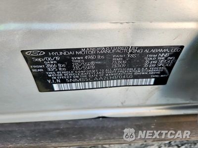 Zdjęcie 13 z 13 samochodu: 2020 HYUNDAI SANTA FE LIMITED 2.0T VIN:5NMS5CAA2LH170450 - miniatura