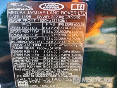 Zdjęcie 13 z 13 samochodu: 2026 LAND ROVER RANGE ROVER SPORT DYNAMIC SE VIN:SAL1L9FU3TA615269 - miniatura
