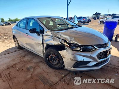 Czwarte zdjęcie samochodu z boku: 2017 CHEVROLET CRUZE LS VIN:1G1BC5SM9H7119822 - miniatura