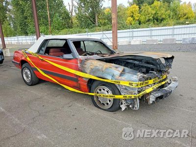 Czwarte zdjęcie samochodu z boku: 1986 FORD MUSTANG LX VIN:1FABP27M1GF201931 - miniatura