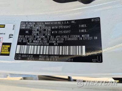 Zdjęcie 14 z 14 samochodu: 2025 TOYOTA COROLLA CROSS L VIN:7MUAAAAG6SV151398 - miniatura