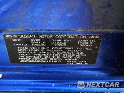 Zdjęcie 12 z 12 samochodu: 2013 SUZUKI SX4 VIN:JS2YB5A3XD6101803 - miniatura