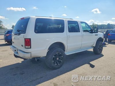 Trzecie zdjęcie samochodu z tyłu: 2003 FORD EXCURSION EDDIE BAUER VIN:1FMSU45PX3EC79499 - miniatura
