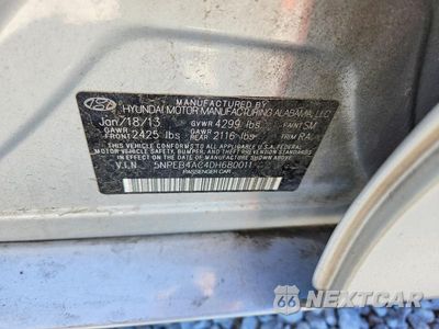 Zdjęcie 12 z 12 samochodu: 2013 HYUNDAI SONATA GLS VIN:5NPEB4AC4DH680011 - miniatura