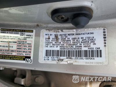 Zdjęcie 12 z 12 samochodu: 2004 TOYOTA COROLLA CE VIN:1NXBR32E54Z303830 - miniatura