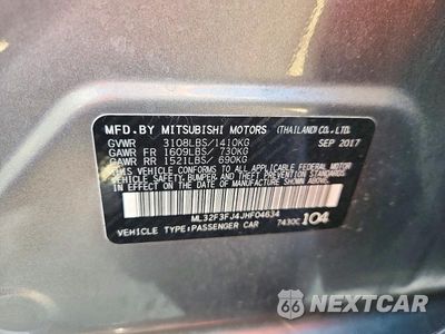Zdjęcie 13 z 13 samochodu: 2018 MITSUBISHI MIRAGE G4 ES VIN:ML32F3FJ4JHF04634 - miniatura