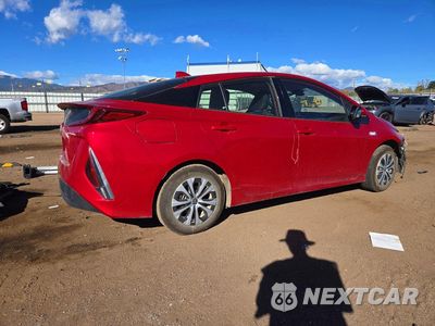 Trzecie zdjęcie samochodu z tyłu: 2020 TOYOTA PRIUS PRIME LE VIN:JTDKARFP4L3126380 - miniatura
