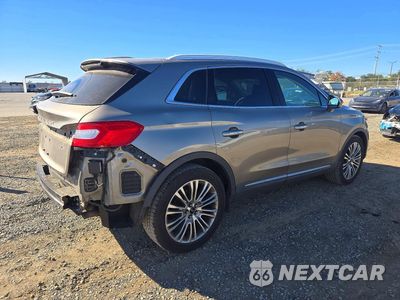 Trzecie zdjęcie samochodu z tyłu: 2016 LINCOLN MKX RESERVE VIN:2LMPJ8LR3GBL73563 - miniatura
