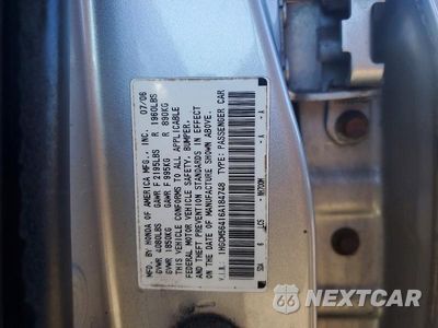 Zdjęcie 13 z 13 samochodu: 2006 HONDA ACCORD LX VIN:1HGCM56416A184748 - miniatura