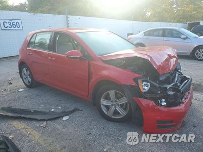 Czwarte zdjęcie samochodu z boku: 2015 VOLKSWAGEN GOLF TDI VIN:3VW2A7AU9FM035784 - miniatura