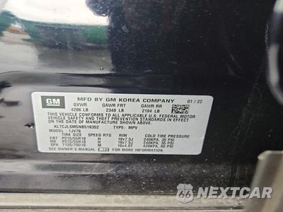 Zdjęcie 13 z 13 samochodu: 2022 CHEVROLET TRAX 1LT VIN:KL7CJLSM5NB518352 - miniatura