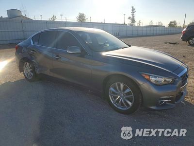 Czwarte zdjęcie samochodu z boku: 2015 INFINITI Q50 BASE VIN:JN1BV7AR5FM390386 - miniatura