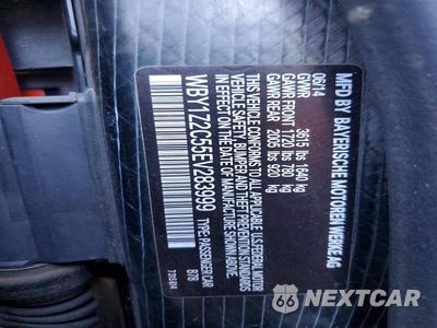 Zdjęcie 12 z 12 samochodu: 2014 BMW I3 BEV VIN:WBY1Z2C55EV283999 - miniatura