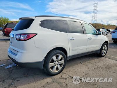 Trzecie zdjęcie samochodu z tyłu: 2015 CHEVROLET TRAVERSE LTZ VIN:1GNKVJKD1FJ184441 - miniatura