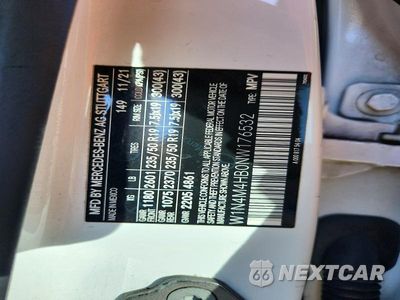 Zdjęcie 13 z 13 samochodu: 2022 MERCEDES-BENZ GLB 250 4MATIC VIN:W1N4M4HB0NW176532 - miniatura