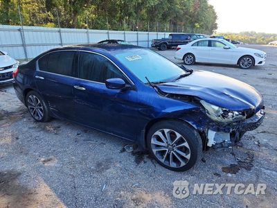 Czwarte zdjęcie samochodu z boku: 2015 HONDA ACCORD SPORT VIN:1HGCR2F55FA096746 - miniatura