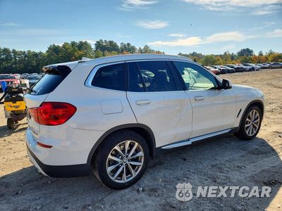 Trzecie zdjęcie samochodu z tyłu: 2019 BMW X3 XDRIVE30I VIN:5UXTR9C52KLE20506 - miniatura