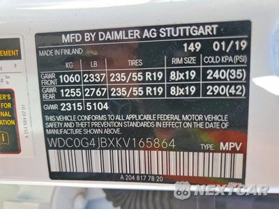 Zdjęcie 13 z 13 samochodu: 2019 MERCEDES-BENZ GLC 300 VIN:WDC0G4JBXKV165864 - miniatura