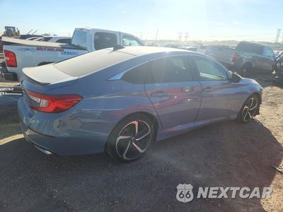 Trzecie zdjęcie samochodu z tyłu: 2022 HONDA ACCORD SPORT VIN:1HGCV1F35NA072515 - miniatura