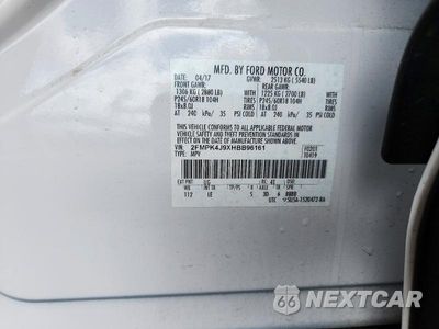 Zdjęcie 12 z 12 samochodu: 2017 FORD EDGE SEL VIN:2FMPK4J9XHBB96161 - miniatura