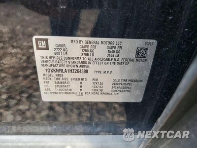 Zdjęcie 14 z 14 samochodu: 2017 GMC ACADIA SLE VIN:1GKKNRLA1HZ264388 - miniatura