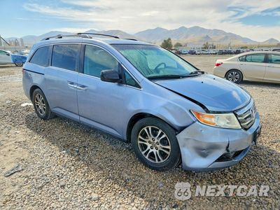 Czwarte zdjęcie samochodu z boku: 2013 HONDA ODYSSEY EXL VIN:5FNRL5H64DB020151 - miniatura