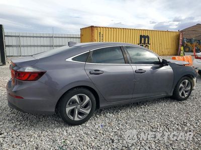 Trzecie zdjęcie samochodu z tyłu: 2019 HONDA INSIGHT EX VIN:19XZE4F58KE009347 - miniatura