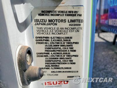 Zdjęcie 12 z 12 samochodu: 2009 ISUZU NPR BOX TRUCK VIN:4KLC4W1N49J802119 - miniatura
