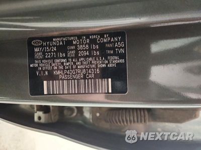 Zdjęcie 12 z 12 samochodu: 2024 HYUNDAI ELANTRA LIMITED VIN:KMHLP4DG7RU814316 - miniatura