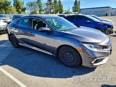 Czwarte zdjęcie samochodu z boku: 2019 HONDA CIVIC LX VIN:2HGFC2F63KH542184 - miniatura