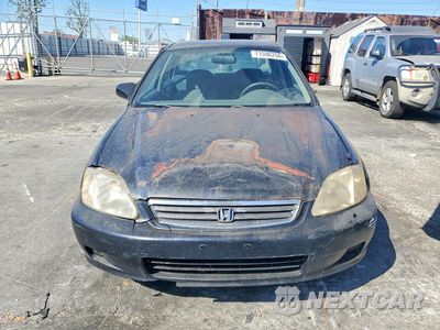 Piąte zdjęcie samochodu w środku: 2000 HONDA CIVIC LX VIN:JHMEJ6677YS008878 - miniatura