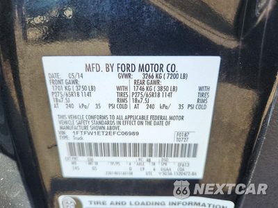 Zdjęcie 12 z 12 samochodu: 2014 FORD F150 SUPERCREW VIN:1FTFW1ET2EFC06989 - miniatura