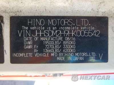 Zdjęcie 13 z 13 samochodu: 2017 HINO 195 BOX TRUCK VIN:JHHSDM2H9HK005542 - miniatura