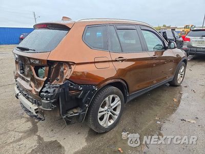 Trzecie zdjęcie samochodu z tyłu: 2017 BMW X3 XDRIVE35I VIN:5UXWX7C31H0U43403 - miniatura