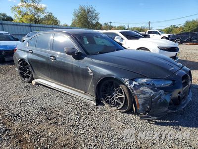 Czwarte zdjęcie samochodu z boku: 2021 BMW M3 COMPETITION VIN:WBS33AY0XMFK79094 - miniatura