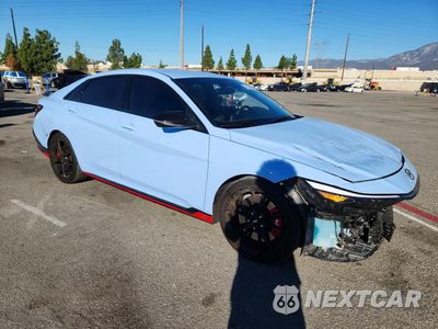 Czwarte zdjęcie samochodu z boku: 2025 HYUNDAI ELANTRA N BASE VIN:KMHLW4DK2SU032891 - miniatura