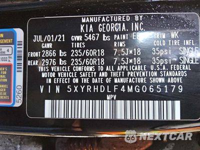 Zdjęcie 13 z 13 samochodu: 2021 KIA SORENTO EX VIN:5XYRHDLF4MG065179 - miniatura