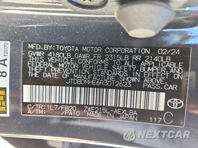 Zdjęcie 12 z 12 samochodu: 2024 TOYOTA COROLLA HYBRID LE VIN:JTDBDMHE6R3012623 - miniatura