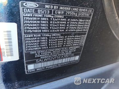 Zdjęcie 13 z 13 samochodu: 2014 LAND ROVER RANGE ROVER SPORT HSE VIN:SALWR2VF5EA300135 - miniatura