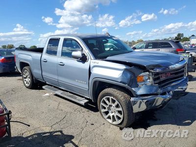 Czwarte zdjęcie samochodu z boku: 2015 GMC SIERRA K1500 SLE VIN:1GTV2UEC6FZ359559 - miniatura