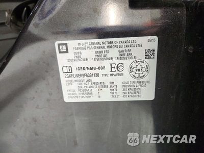 Zdjęcie 13 z 13 samochodu: 2015 GMC TERRAIN SLE VIN:2GKFLWEK9F6381138 - miniatura