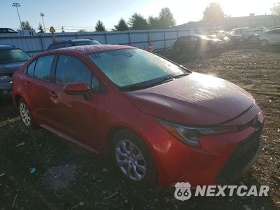 Czwarte zdjęcie samochodu z boku: 2021 TOYOTA COROLLA LE VIN:5YFEPMAE0MP252877 - miniatura