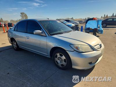 Czwarte zdjęcie samochodu z boku: 2004 HONDA CIVIC HYBRID VIN:JHMES95614S012703 - miniatura