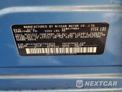Zdjęcie 12 z 12 samochodu: 2012 NISSAN LEAF SV VIN:JN1AZ0CP5CT024075 - miniatura