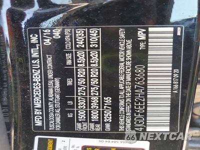 Zdjęcie 13 z 13 samochodu: 2017 MERCEDES-BENZ GLS 450 4MATIC VIN:4JGDF6EE2HA763680 - miniatura