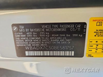 Zdjęcie 12 z 12 samochodu: 2011 BMW 335 I VIN:WBADX7C50BE581757 - miniatura