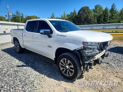 Czwarte zdjęcie samochodu z boku: 2019 CHEVROLET SILVERADO C1500 LT VIN:3GCUWCED9KG137661 - miniatura